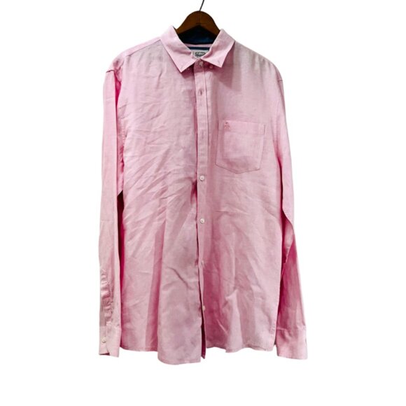 Men Shirts Button: VINEYARD VINES Pink White Check Med +Penguine Pink Lg (79) - Picture 9 of 13